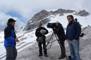 BR beim Nature Watch Filmdreh auf der Zugspitze
